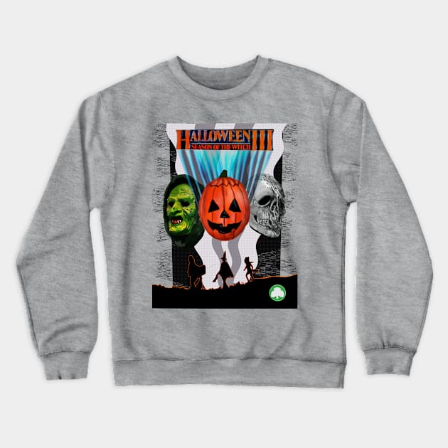 Halloween Season of the Witch Crewneck Sweatshirt by Jldigitalcreations